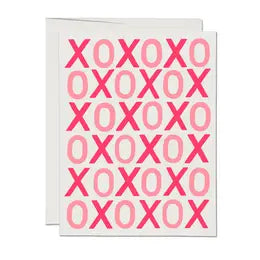 Kisses and Hugs Valentine's Day greeting card